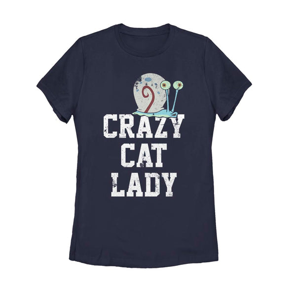 Gary Crazy Cat Lady Women's Short Sleeve T-Shirt – SpongeBob SquarePants  Shop