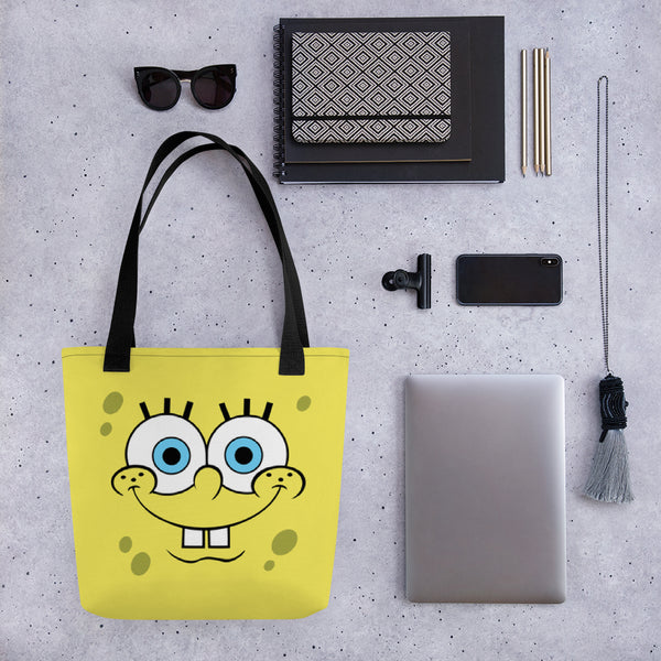 SpongeBob SquarePants Happy Big Face Tote Bag – SpongeBob