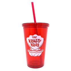 The Krusty Krab 16 oz Tumbler with Straw