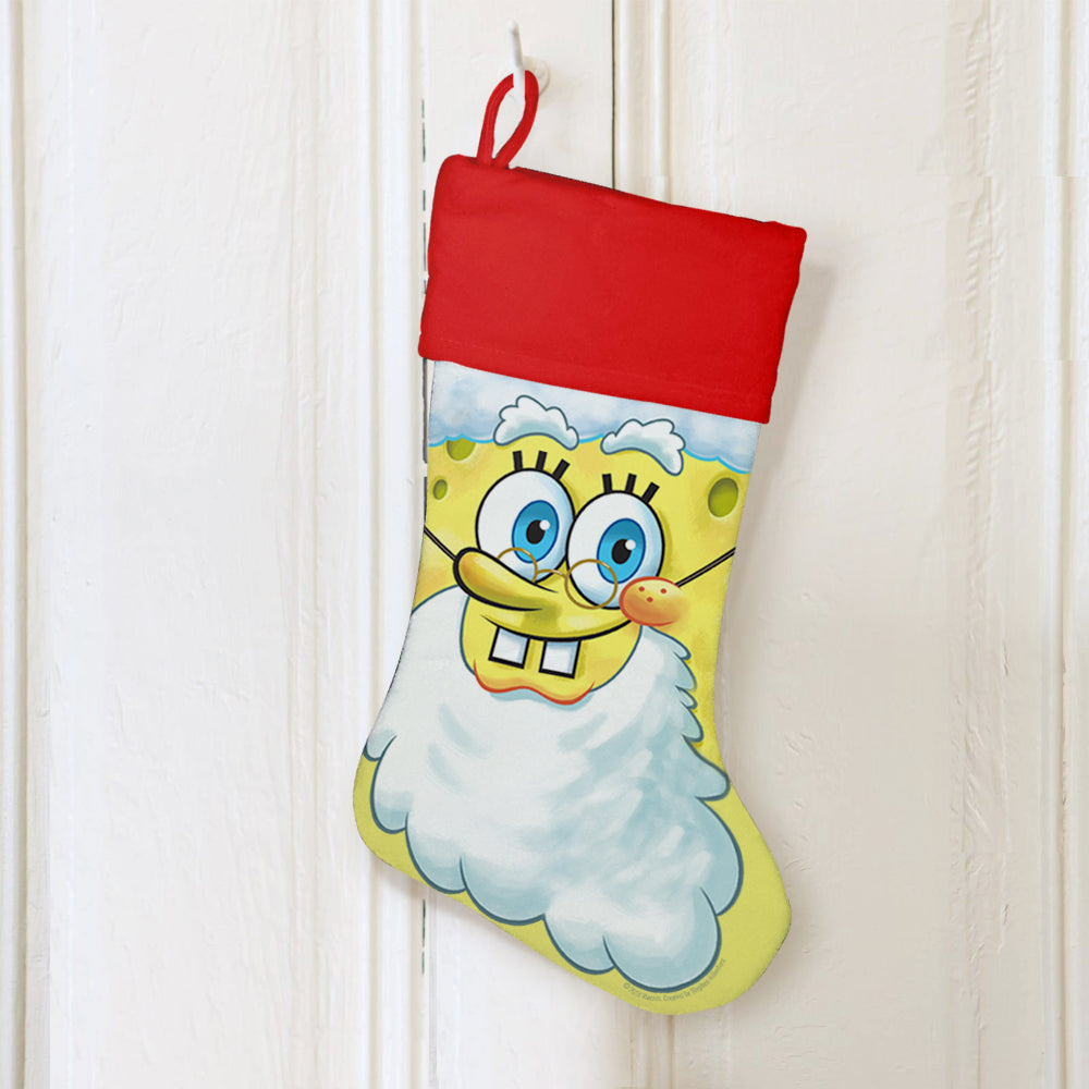 Spongebob Squarepants Decorating Tree Christmas Stocking