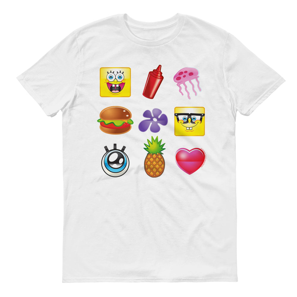 SpongeBob SquarePants Emojis Men's Short Sleeve T-Shirt – SpongeBob  SquarePants Shop