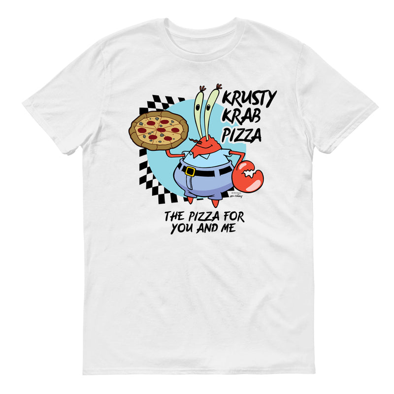 SpongeBob Shop  The Krusty Krab Pizza Short Sleeve Shirt