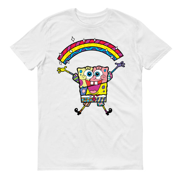 SpongeBob SquarePants Britto Rainbow Adult Short Sleeve T-Shirt – SpongeBob  SquarePants Shop
