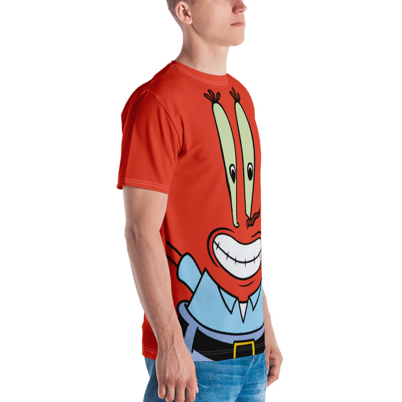 Mr. Krabs Big Face Short Sleeve T-Shirt – SpongeBob SquarePants Shop